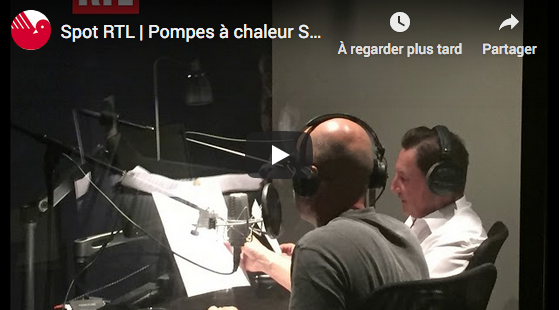 Un expert chauffage Saunier Duval dans le studio de la radio RTL