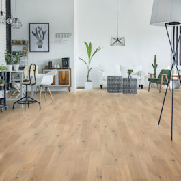 Udiwood PROJECT, parquet contrecollé Chêne NORMANDIE brossé verni mat, choix de bois Rustique Prix public indicatif : 56.90 €/m² TTC